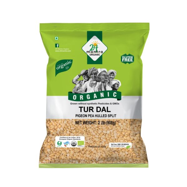 24 Mantra Organic Toor Dal 2lb