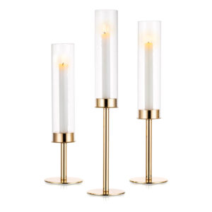 Nuptio Set of 3 Pillar Candle Holders