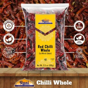 Rani Chilli Whole 3.5oz (100g) ~ All Natural | Vegan | No Colors